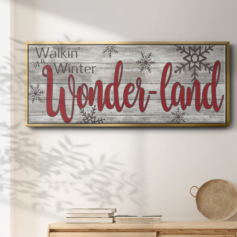 Winter Wonderland - toile encadrée, H 24 po x l 60 po