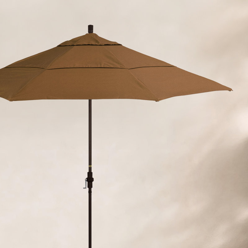 Parasol de marché Broadmeade octogonal Sunbrella, Performance teck