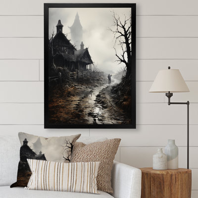 Haunted House In Mystic Sancturary - Art mural paysage