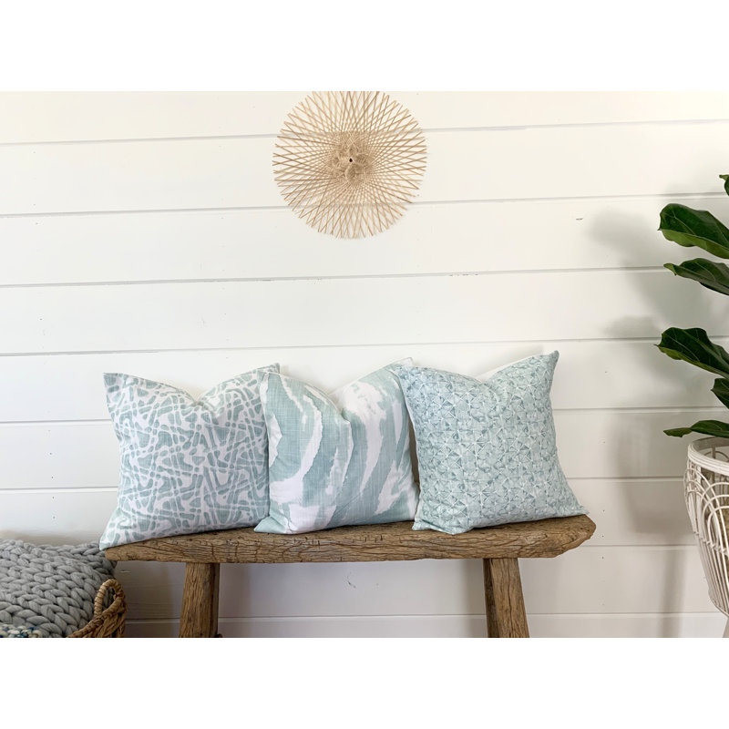 Housse de coussin 100% coton, 21,5 po x 21,5 po