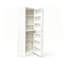 Armoire de coin de cuisine, armoire de rangement autoportante en L de 70,87 po de hauteur avec 2 portes et tablettes, armoire d'angle peu encombrante avec organisateurs de porte pour la cuisine, la salle à manger et le salon