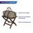 Folding Wood Luggage Rack