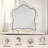 Pearl White Finish Mirror