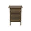 Table d'appoint, table d'appoint, bout, salon, petit, rangement, stratifié en chêne foncé, transitionnel-131262209