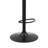 Westerfield Adjustable Swivel Vintage Dark Brown Curved Back Wood Bar Stool With Faux Leather Seat-125262718