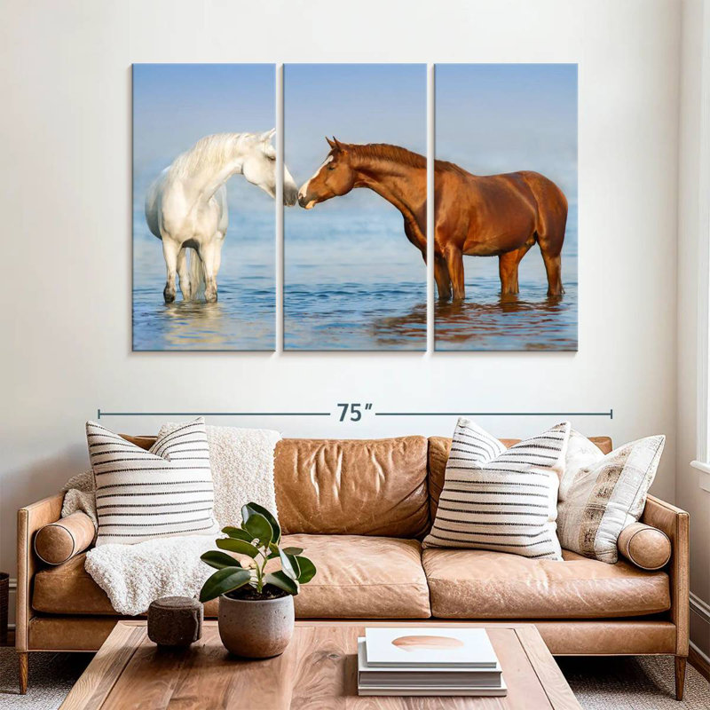 Beach Horses, 42" H x 65" W