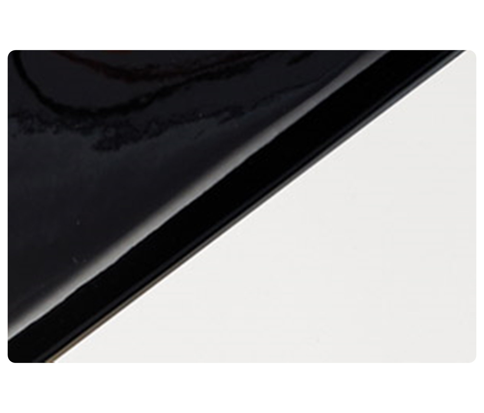 Rosalino Single Light Ceramic Sconce, Gloss Black/Matte White