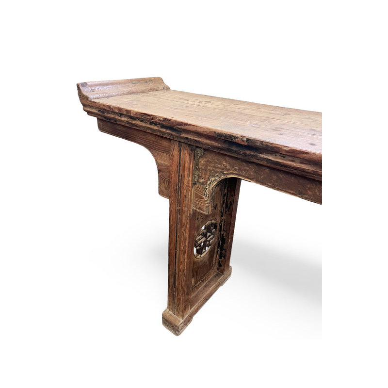 Console en bois massif 115,35433070866142 po