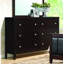 Commode double 6 tiroirs avec miroir Finchley-743116936