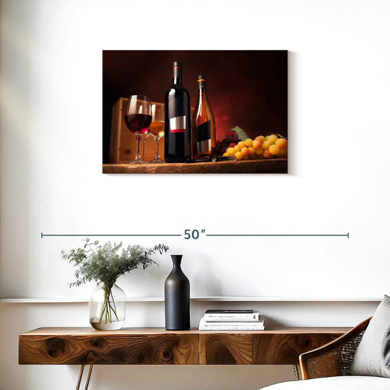 Yarlin Wine On The Table, 20" H x 30" W