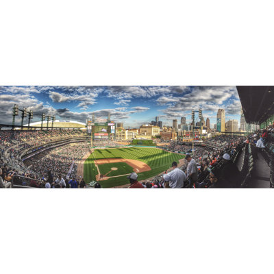 Detroit Tigers Stadium, Ford Field, Inside, Wide, Baseball, Stadium