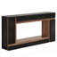 Console de style contemporain, table de couloir rectangulaire, table de canapé