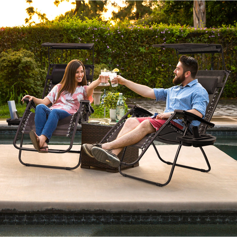 Hutzler Folding Camping Bench, Black