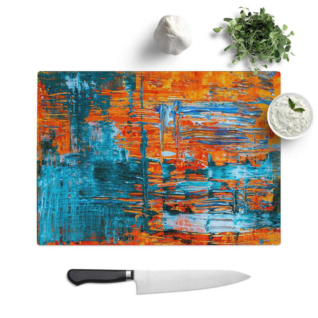 Tempered Glass Art Painting Vol.25 Chopping Board