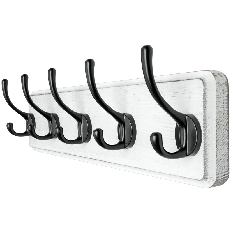 Portemanteaux mural 17,5 po, Blanc