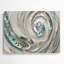 Art mural en métal gris Coastal Abalone-217239410