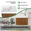 Ensemble de meuble-lavabo simple avec plateau en résine Kielder-443681489-443681496