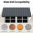 Powder-coated Metal Frame Standing Seam Fixed Window Awning All Weather Protection Door Canopy for Entrance, Windows, Porches, Balconies-126954203-126954196