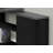 Contemporary L-Shape Computer Desk With Storage Drawers, Adjustable Shelf, And Black Metal Frame For Modern Home Office