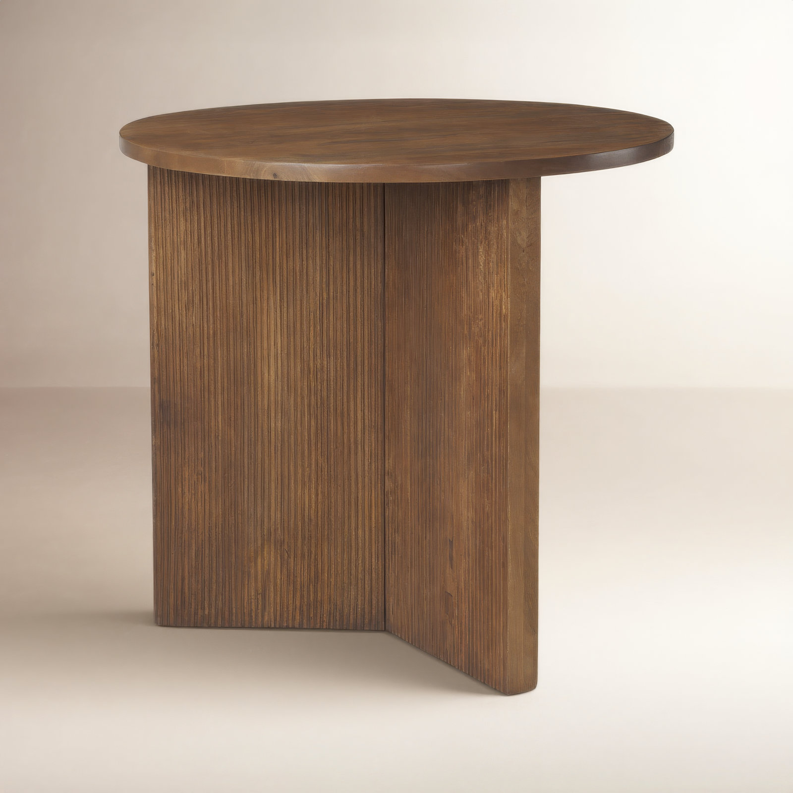Estelle 32" Mango End Table, Medium Brown, Medium Brown