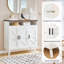 Armoire à chaussures en bois avec 3 portes-114312334