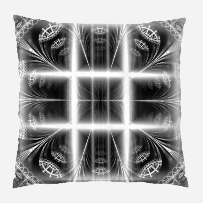 Geometry Geometric Microsuede Reversible Throw Pillow