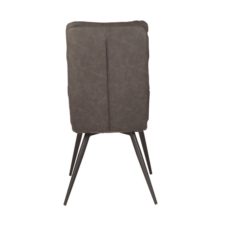 Chaise d’appoint rembourrée Lydia, gris