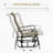 Yessenia Outdoor Glider Chair, Gliders for Outside Patio with Smooth Rocking Mechanism and Lightweight Construction for Backyard-1084037588-1124825548