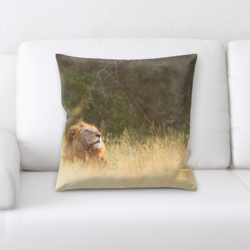 Coussin lion Wortman