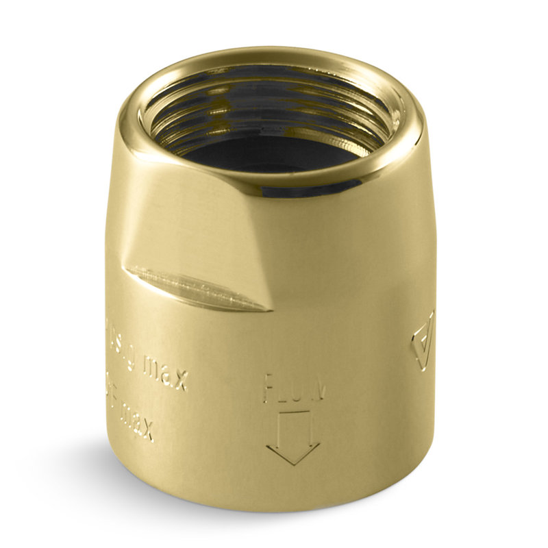 Persona Vacuum Breaker, Vibrant Polished Brass