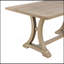 Ensemble de table de salle à manger 6 pièces, table à tréteaux rectangulaire, 4 chaises rembourrées et banc pour la salle à manger-431098167