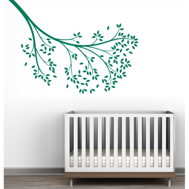 Décalcomanie murale branche atteindre, Vert