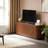 Wave Pattern Wooden Sideboard Buffet Cabinet, Vertical Striped Storage TV Stand For Kitchen, Bedroom & Entryway, 64''W X 15''D X 24''H-1596225852