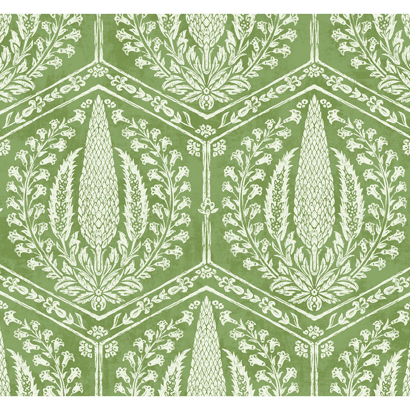 Rouleau de papier peint L 27 pi x l 27 po, Cour verte