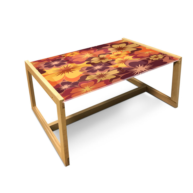 Jabrel Trestle Coffee Table, 40cm H x 91cm W x 62cm D