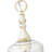 Corder Mini Pendant - Antique Black Iron - Hammered Water Glass-881641178