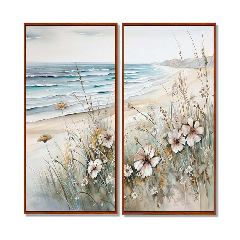 Avanta - Art mural traditionnel, H 32 po x l 32 po, Brun, Impression encadrée flottante