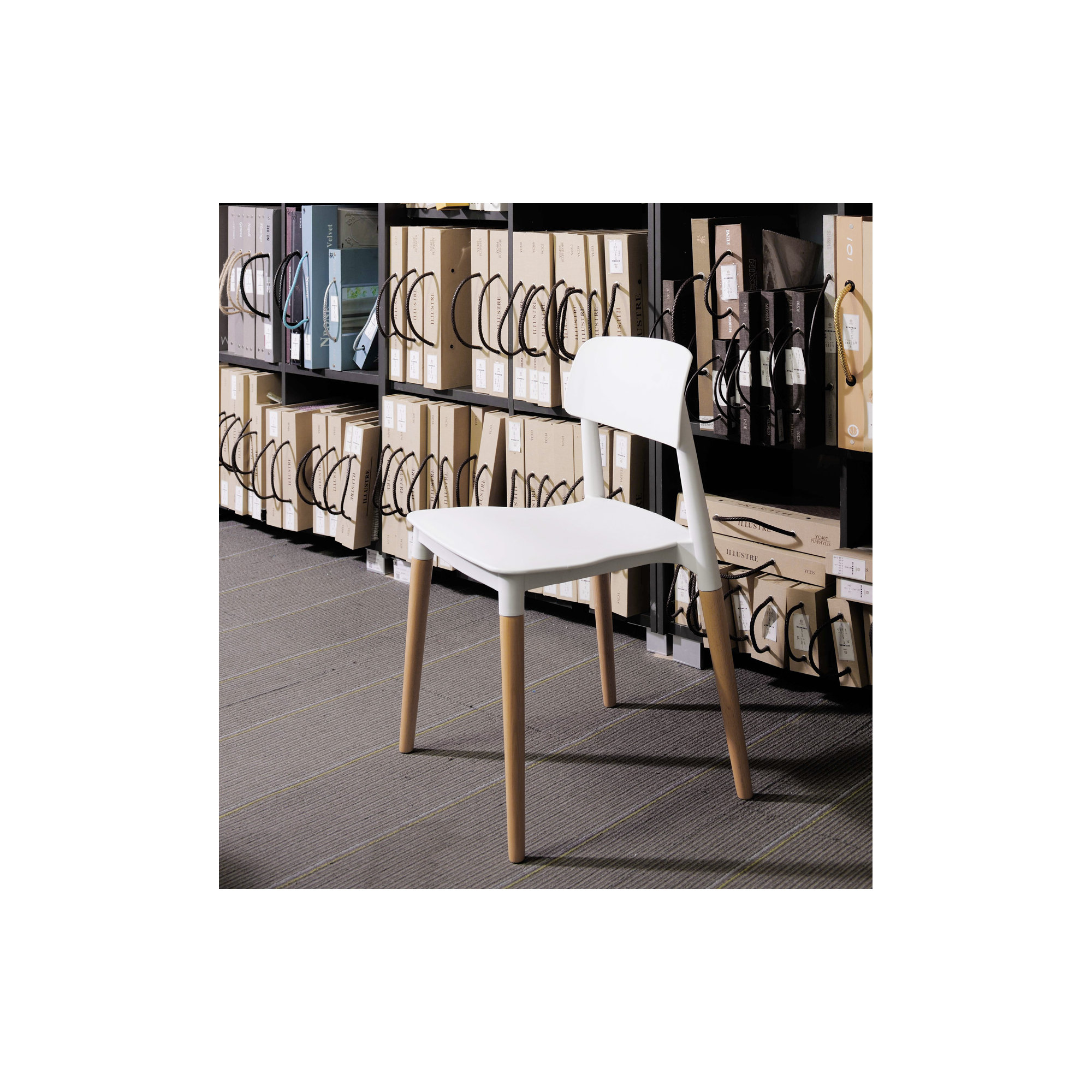 Jago Side Chair, White, 2