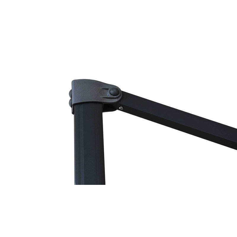 Parasol en porte-à-faux 10 pi Mchugh, Noir
