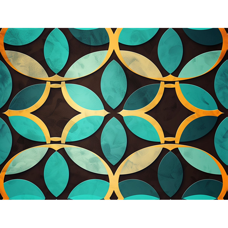 Retro Pattern Visual Damask Comforter, King Comforter 