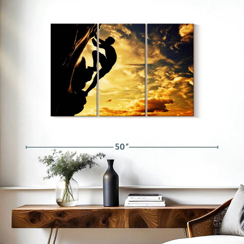 Sireci Free Climbing, 24" H x 38" W