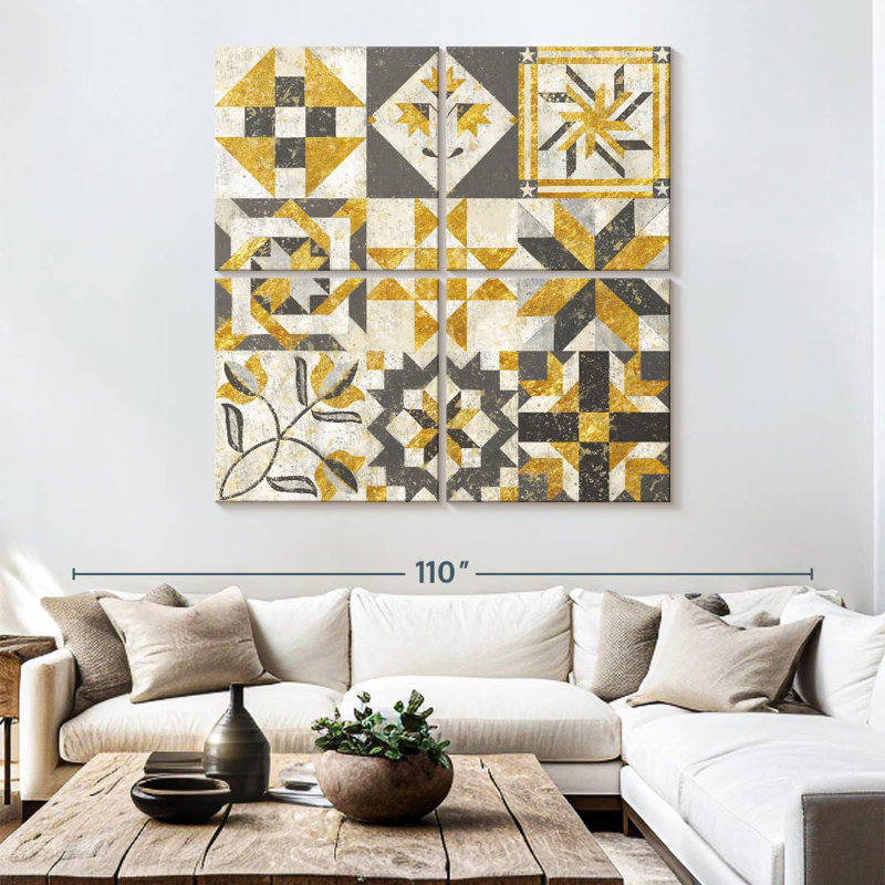 Kerner Americana Quilt, 74" H x 74" W