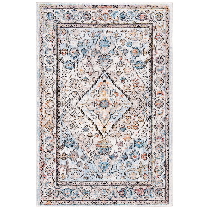 Gardner Performance Floral Rug, Rectangle 5'1" x 7'6"