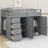 Jaquai Full Size Wood Loft Bed With Built-in Wardrobes, Cabinets and Drawers-424852118