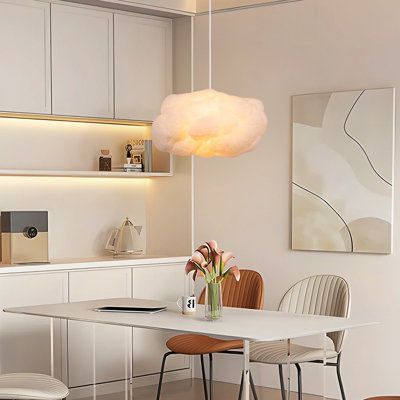 1 - Light Natural Drum Pendant