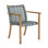 Catherine Stacking Teak Armchair