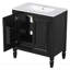 Meuble-lavabo 30 po avec lavabo et deux portes avec tablette-1034932354