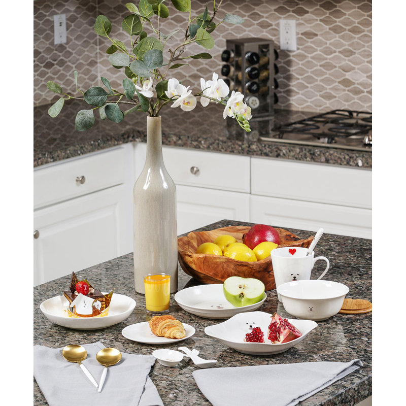 Service de table en porcelaine 11 pièces - Bichon