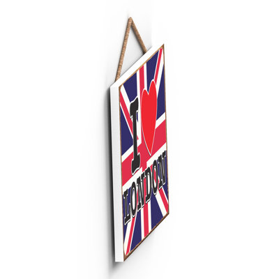 I Love London - Print on MDF