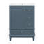 Petit meuble-lavabo moderne en bois massif avec lavabo Elegant Storage Solutions